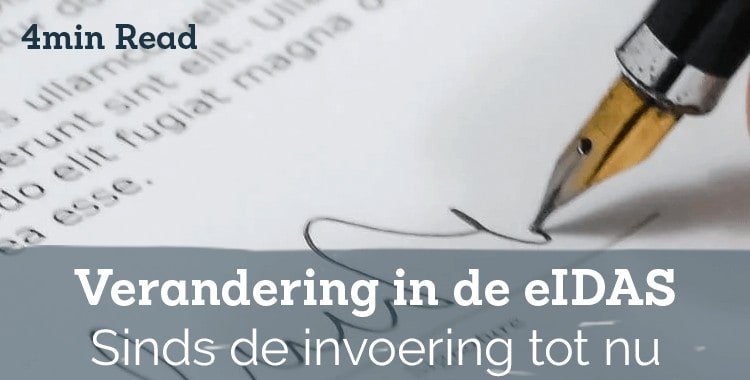 Veranderingen in eIDAS (Electronic IDentification Authentication and trust Services)