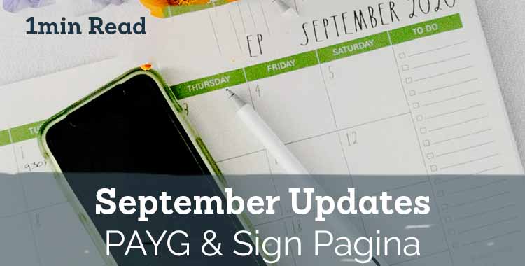 Signable September Updates