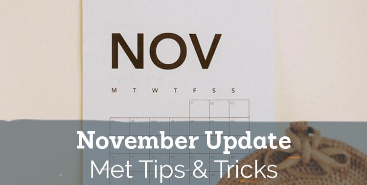 Updates van november – tips en trucs van ons klantenteam