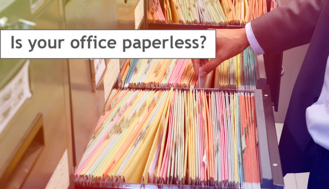 disadvantages of paperless office