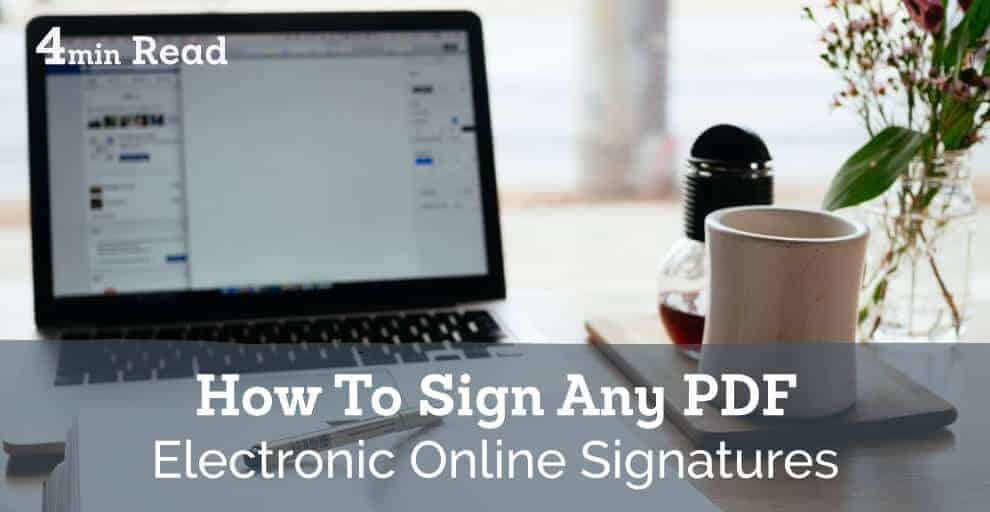 electronically sign pdf free online