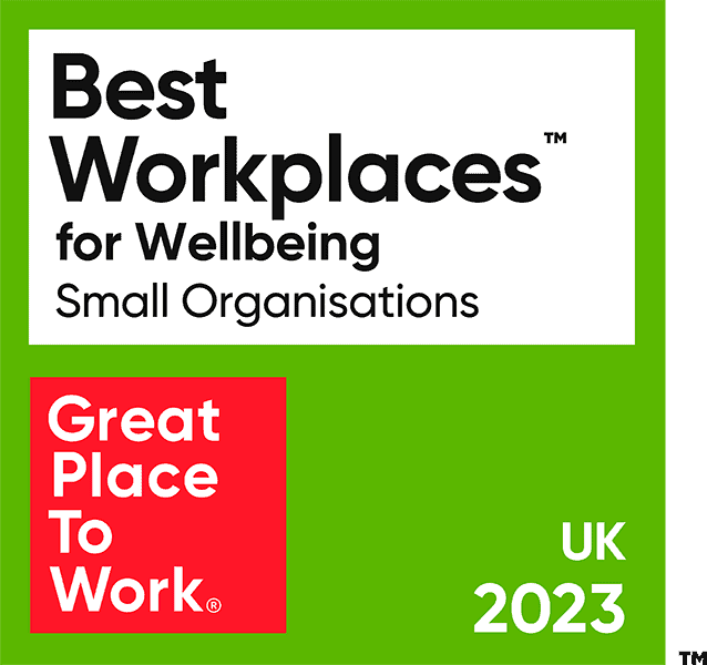 Best workplaces for wellbeing, small organisations 2023
