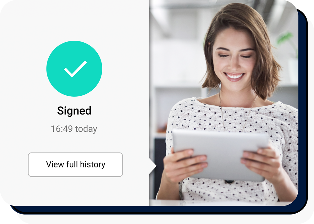 Signable signed document tracking