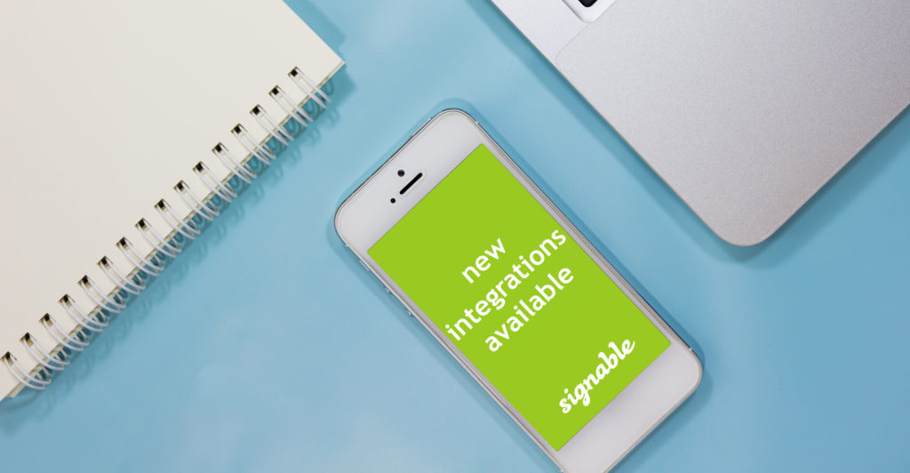 New integration available - Signable and Zapier